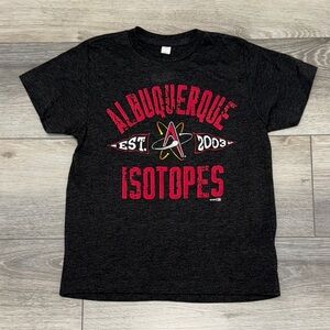 Albuquerque Isotopes Kids Charcoal T-Shirt
